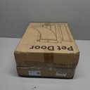 VOSOIR Cat Door for Wall, Small Pet Door, Heavy Duty Doggy Door, All Aluminum Frame, 2 Magnetic Flaps, Energy Efficient, Telescoping Tunnel, Sliding Lock Panel, Easy to Install (Pets Up to 22 LB)