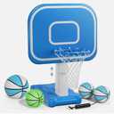 2 Pack Pool Basketball - Choose Between Size 3 and Size 6, Waterproof Ball with Anti-Slip Grip, Sturdy for Swimming Pool Basketball Hoops & Games