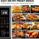 TOSHIBA Air Fryer Combo 8-in-1 Countertop Microwave Oven, with Convection, Broil, Odor Removal Mode, 12.4" Position Memory Turntable, Child-Lock, 1.0 Cu.ft, Black Stainless Steel, ML2-EC10SA(BS)
