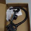 Phone Holder for Mic Stand, JCWINY Mic Stand Phone Holders [10" Long Flexible Gooseneck Arm] Cell Phone Holder for Microphone Stand, iPhone Music Stand Holder for iPhone, Samsung Galaxy and More, Black