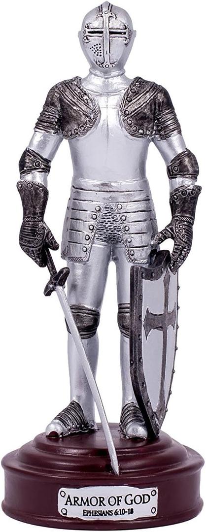 Roman Giftware Inc., Inspirational Armour of God Collection, 5" H Armor of GOD Knight Figure,Religious, Inspirational, Durable (2x2x5)