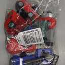 Magnetic 5 in 1 Transform Fire Robot Toy, Magnetic Transform Fire Truck & Rescue Vehicles Robotic Building Set for Kids,Birthday Gifts for Boys Ages 3 4 5 6 7(Blue)