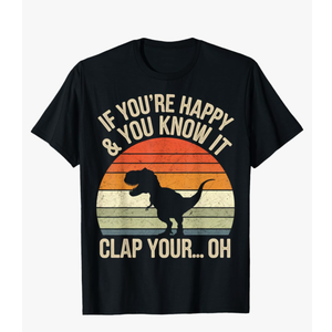 T Rex Dinosaur Meme Funny Dino Gifts for Men Women Boy Kid T-Shirt, Size Kids M