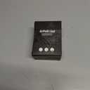 2 x R-fun AirPods 2 Case 2019 with Lock & Cleaning Kit, Keychain, Magnetic Lid, Carbon Fiber Protective Case, Compatible with AirPods 2nd/ 1st Generation, Support Wireless Charging, Black