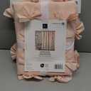 Lush Decor Riley Shower Curtain, 72" x 72", Blush