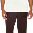 Forever 21 Men's Studded Slim-fit Mid-Rise Pants (Brown)