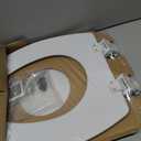 Bemis 1500EC 390 Lift-Off Wood Elongated Toilet Seat, Cotton White (Pack of 1)