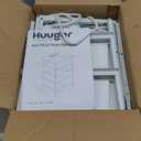 Yoobure Night Stand with Charging Station, 16 Colors LED Nightstand with USB Ports and Outlets, End Table with 3 Fabric Drawers and Storage Shelf, Bedside Tables Small Dresser for Small Space White