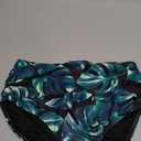 Tempt Me Women's High Waisted Bikini Bottom Tummy Control Ruched Bathing Suit Swim Bottom (Green Leaf) M