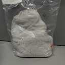 Navneet Women Sexy Y2K Sheer Lace Ruffle Mini Skirt Low Rise Mesh Ruffle Shorts Micro Skirt Coquette Going Out (Small, White)