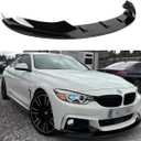 Front Lip Fits 2014-2020 BMW 4 Series F32 F33 F36 M Sport, Gloss Black