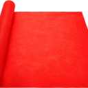 Blue Panda Red Carpet Runner for Party - 3 Ft x 50 Ft, Red Polyester Carpet for Wedding Aisle, Prom Decorations, Movie Theme Party & Proposal Decor