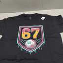 Soccer Drip Number 67 Soccer Player T-Shirt Small