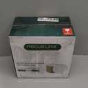 FOCUSLINE 100 Count Gold Plastic Plates 10.25 Inch, Disposable Heavy Duty Dinner Plates, Premium Hard Plastic Plate Fancy Disposable White Plate with Gold Rim