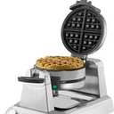 Waring Commercial WW200 Waffle Iron, 18x11x12, Silver