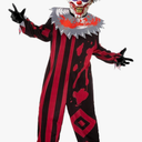 Spooktacular Creations Halloween Boys Killer Clown Costume, Scary Clown Costume for Kids Halloween Role Play & Dress Up XL