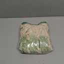 Jinchan Tie Top Linen Kitchen Curtains 36 Inches Striped Tier Curtains Farmhouse Modern Cafe Style Small Window Treatments Airy Light Filtering Rod Pocket for Living Room Bathroom 2 Panels Beige