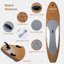 Inflatable Stand Up Paddle Board with SUP Accessories, Anti-Slip EVA Deck, Family-Friendly SUP Boards for Adults & Youth of All Skill Levels, Versatile Yoga Paddle Board