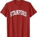 Stanford California - Throwback Design - Classic T-Shirt, XS