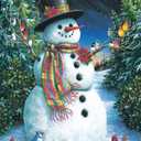 Springbok Feathered Friends 1000 Piece Jigsaw Puzzle for Adults – Colorful Bird Collage with Backyard & Nature Scenes