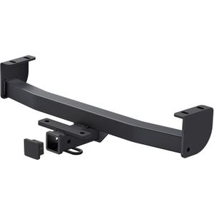 Class 3 Trailer Hitch Compatible with 2016 2017 2018 2019 2020 2021 2022 2023 Toyota Tacoma, 2 inch Rear Tow Hitch Receiver, Black Powder Coated Alloy Carbon Steel