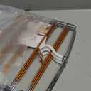 FeeraHozer Pants Hangers Non Slip 3 Pack Space Saving Hangers Multi-Layer Swing Arm Stainless Steel Space Saver Rack for Jeans Scarf Trouser Clothes (Gold)