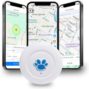 700Day Battery GPS Tracker  No Monthly Fee, No SIM Card, RealTime Tracking for Car, Pet, Kid. Mini Magnetic Waterproof Locator with Builtin Alarm & 2 Year Use.