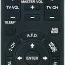 RM-U185 RM-U306 RM-U306A RM-U306B Replace Remote Control fit for Sony FM Stereo/FM-AM Receiver STR-DE197 STR-DE185 STR-DE485 STR-DE485E STR-DE585 STR-DE495 STR-DE475 HT-DDW740 STR-DE497 STR-DE597