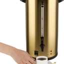 Coffee Urn, Double Wall, 12L/50cup Coffee Dispenser with Percolator, Commercial Grade Stainless Steel, Large Coffee Maker with Keep Warm Mode, Hot Water Urn for Catering Party Office Wedding
