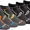 Saucony Men's RunDry Bolt Performance No-Show Socks, in M-XXL (6, 12, 18 Pairs)
