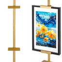 30'' Adjustable Tabletop Easel Stand for Picture Frames, Picture Easels for Display, Gold Easel, Picture Frame Stand, Adjustable Art Easel. (Gold-30inch)