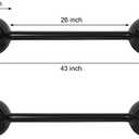 LIYDE Giant Inflatable Dumbbell Barbell - Carnival Circus Birthday/Halloween Party Decorations Favors Supplies Fake Weights Cosplay Props - Blow Up Costume Photo Booth Props Accessory