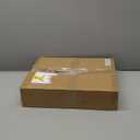 Cut-Out Design 16" Short Dog Gate for Small Dogs, Foldable Retractable Puppy Gate Indoor - Freestanding Lightweight Pet Barrier for Doorways, Stairs, Hallways (Extends to 41", White)