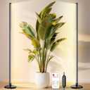 2 Pack LED Grow Lights for Indoor Plants Full Spectrum, 48W 65 Inch Plant Lights for Seed Starting with Timer and 10 Level Dimmable Standing Plant Growing Lamp for Greenhouse with Hanging Accessories