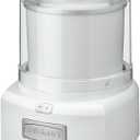 Cuisinart Ice Cream Maker Machine, 1.5 Quart Double Insulated Machine, Sorbet and Frozen Yogurt Maker, Ready in 20 Minutes, ICE-21P1, White