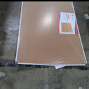 VIZ-PRO Large Cork Bulletin Board, 72 X 48 Inches, Wall-Mounted Corkboard with Silver Aluminium Frame for School, Office, and Home 6' X 4'