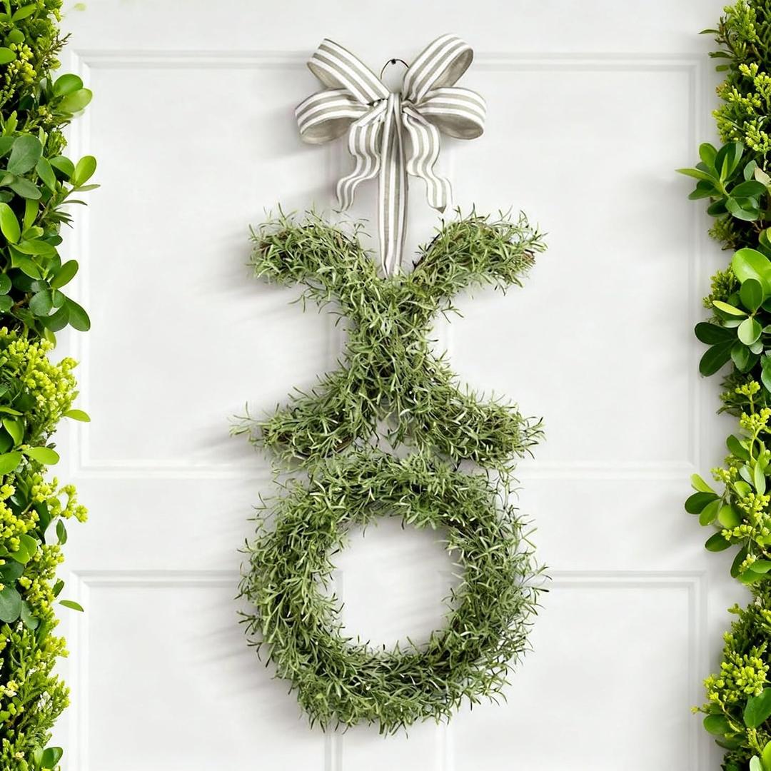 39.4 Inch Valentines Day Wreath with Bow Artificial Greenery XO Valentine's Day Door Wreath Swag Sign for Indoor and Outdoor Porch Front Door Wall Mantels Fireplace Wedding Decor Gift