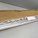 4FT LED Shop Lights (2 Pack), 2000LM 6500K Super Bright White T5 Commercial Lights, 20W Linkable Utility Integrated Single Fixture for Gym/Garage/Ceiling/Under Cabinet, Plug & Play