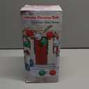 10 PCS Outdoor Christmas Decorations, 9 Inch Giant Inflatable Snowflake Christmas Ornaments Ball/Orbs, Large Holiday Ornaments Decor for Front Door Yard for New Year Festive4 Color