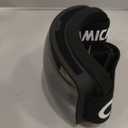 Lamicall Ski Goggles with 3X Anti-Fog - 100% UV Protection, OTG, Gifts for Skiing, Snowboard, Snowmobile, Men, Women (Black Frame - Silver Lens)