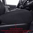 coverdream Custom Fit Seat Covers for 2016-2023 Toyota Tacoma Double Cab/Crew Cab SR,SR5,TRD Off Road,TRD Pro,TRD Sport,Limited,Fully Covered,UV Resistant Polyester Seat Protector (Full Set,Black)