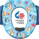 Bluey Soft Potty Seat - Potty Training Toilet Seat, Soft Cushion, Baby Potty Training, Safe, Easy to Clean (13.5 inches)