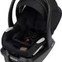 Maxi-Cosi Mico Luxe+ Infant Car Seat, Lightweight, Easy Install with MaxiLock™ Technology, Washable Seat Cover, ClimaFlow™ Ventilation, Side Impact Protection, EcoCare Fabrics, Designer Black