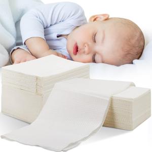 Mixweer 500 Pcs Baby Disposable Changing Pads 13 x 18 Inch Quick Absorb White Diaper Changing Table Pads Sanitary Liners Soft Waterproof for Baby Child Adult Pets Travel Change Stations