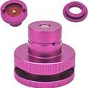 ZRDR Split CO2 Refill Quick Connect Adapter for Soda Makers, CO2 Canister Refill Connector Compatible with TR21-4 Male Thread, Purple, DUO ART TERRA GAIA Soda Machines
