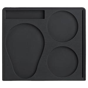 Normcore Espresso Compact Tamping Station - Barista Tamping Mat - Anti Slip Corner Tamping Mat - Compact Coffee Tamper Holder Pad - Espresso Accessories Tool - Food Grade Non-Slip Silicone