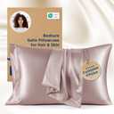 Bedsure King Size Satin Pillowcase Set of 2 - Dusty Rose Silky Pillow Cases for Hair and Skin with Envelope Closure, Similar to Silk Pillow Cases, Gifts for Women Men, 20x36 Inches, 2pcs