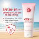 Body Sunscreen Essence SPF 30+ PA+++ (2 Pack)  Lightweight Daily Body Lotion for Sun Protection, Hydrating & Non-Greasy, 100ml Each (1PC)