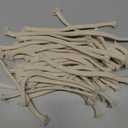 SWATOM 1/4" Round Cotton Oil Lamp Wicks 40 PCS for Tiki Torches,Alcohol Candle Burner, Lampberger Kerosene Lamp,Dietz Oil Lantern