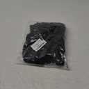 DKNY Women's Ruffle V-Neck One Piece Swimsuit with Tummy Control (Large, Black)